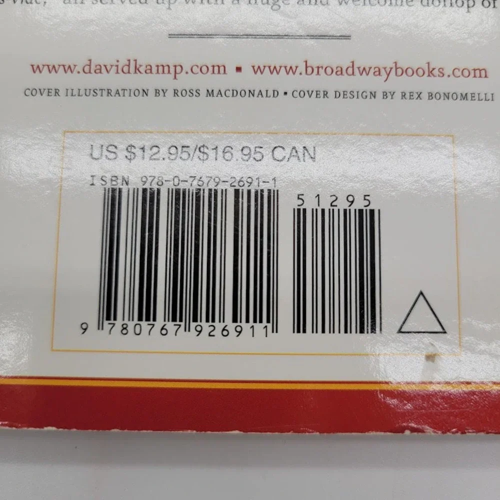 Food Snob Dictionary Essential Lexicon of‎ Gastronomical Knowledge by David Camp
